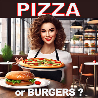 Обложка плейлиста Pizza or Burgers?